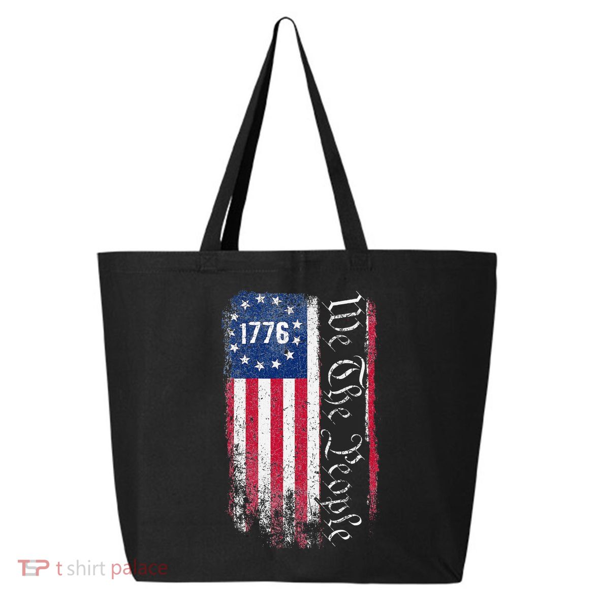 1776 We The People Betsy Ross American Flag 25L Jumbo Tote