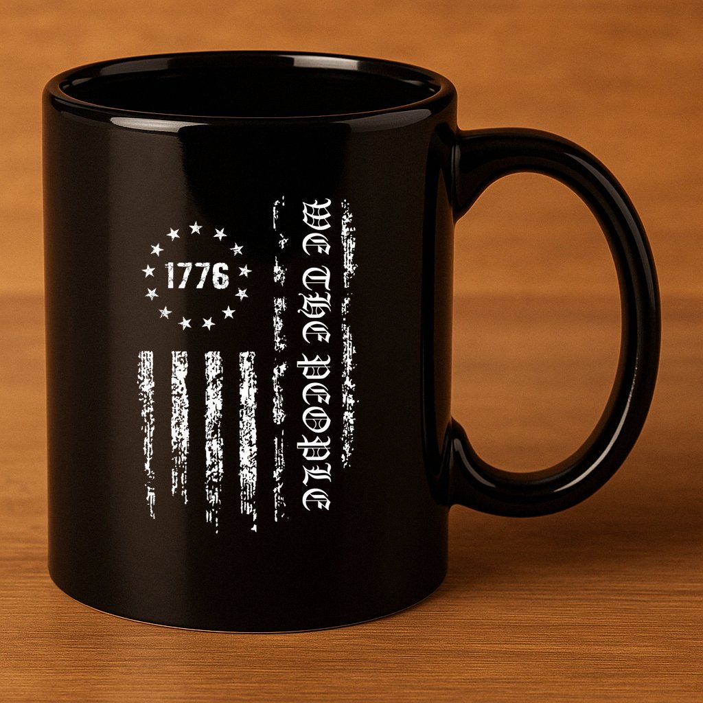 1776 We The People 11oz C Handle Ceramic Mug