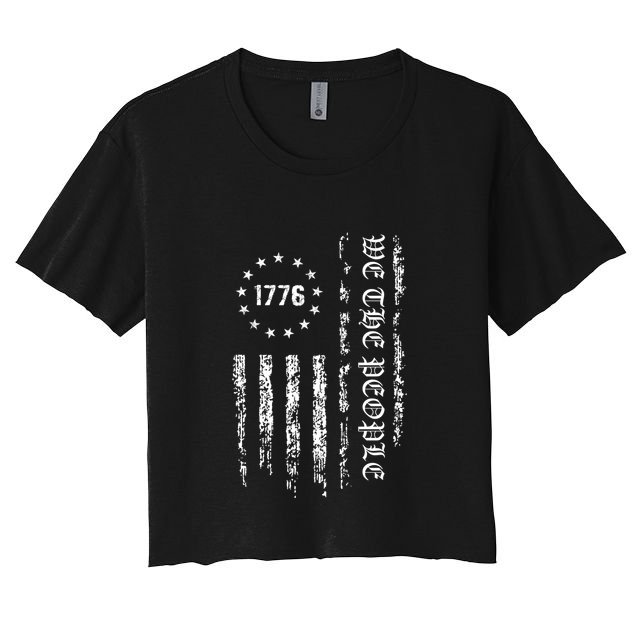 1776 We The People Crop Top