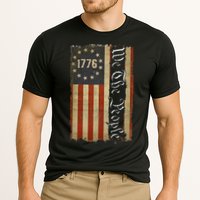 1776 We the People Betsy Ross 4th Of July American Flag Cooling Performance Crew T-Shirt