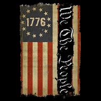 1776 We the People Betsy Ross 4th Of July American Flag Sustainable Bucket Hat