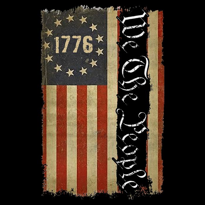 1776 We the People Betsy Ross 4th Of July American Flag Zip Tote Bag