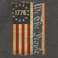 1776 We the People Betsy Ross 4th Of July American Flag Vector Backpack