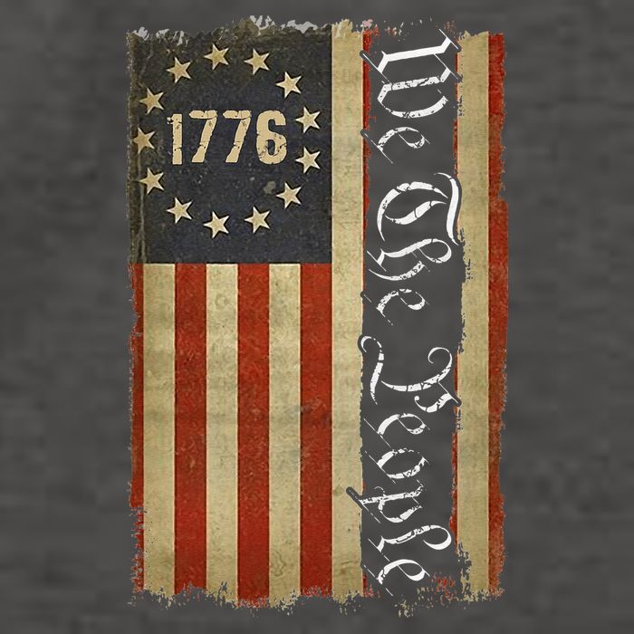 1776 We the People Betsy Ross 4th Of July American Flag Vector Backpack