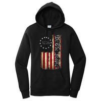 1776 We The People Patriotic American Constitution Women's Pullover Hoodie