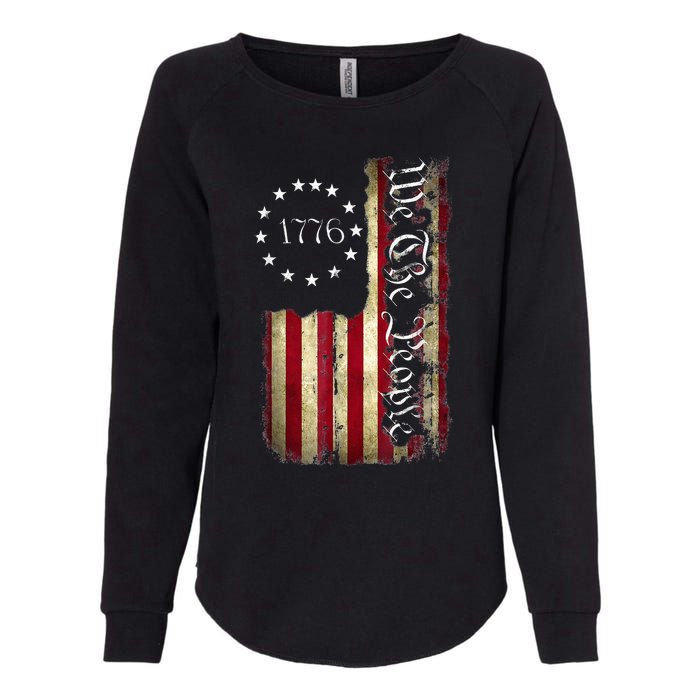 1776 We The People Patriotic American Constitution Womens California Wash Sweatshirt