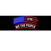 1776 We The People Art Bumper Sticker