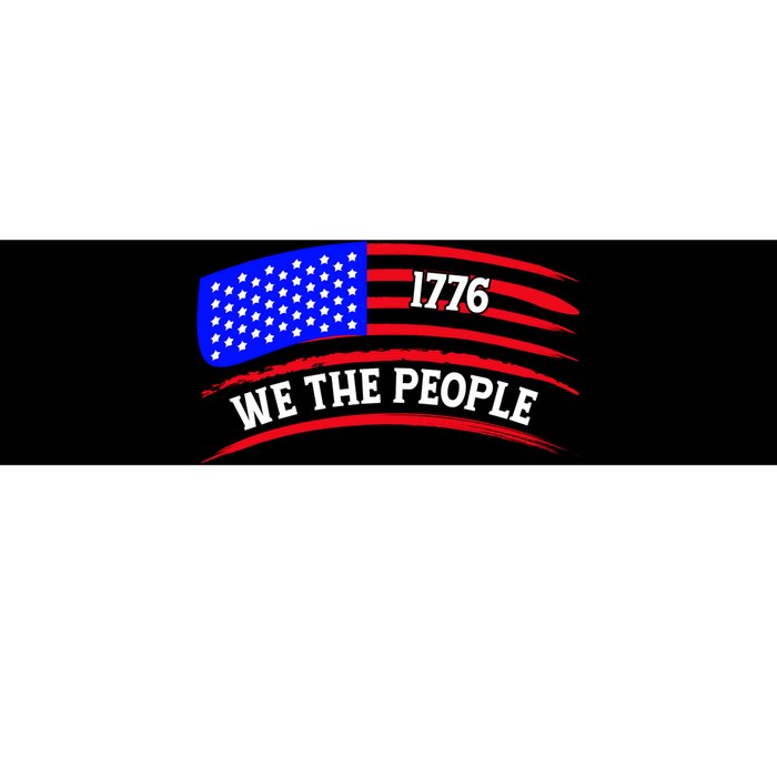 1776 We The People Art Bumper Sticker