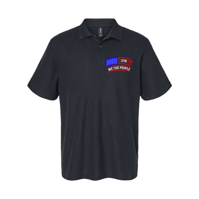 1776 We The People Art Softstyle Adult Sport Polo