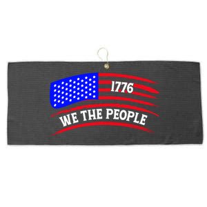 1776 We The People Art Large Microfiber Waffle Golf Towel