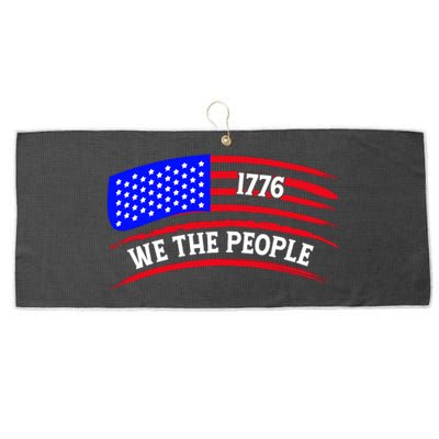 1776 We The People Art Large Microfiber Waffle Golf Towel