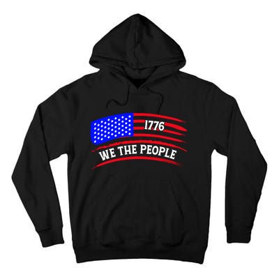 1776 We The People Art Tall Hoodie