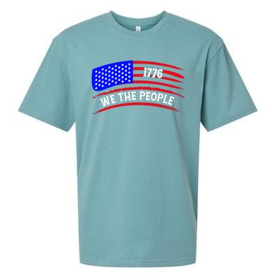 1776 We The People Art Sueded Cloud Jersey T-Shirt