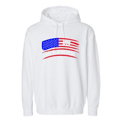 1776 We The People Art Garment-Dyed Fleece Hoodie