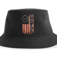 1776 We The People Patriotic American Constitution Sustainable Bucket Hat