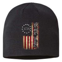 1776 We The People Patriotic American Constitution Sustainable Beanie