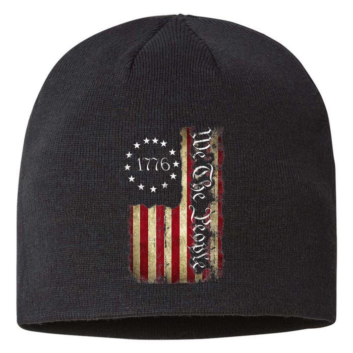 1776 We The People Patriotic American Constitution Sustainable Beanie