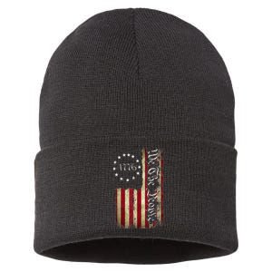 1776 We The People Patriotic American Constitution Sustainable Knit Beanie