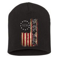 1776 We The People Patriotic American Constitution Short Acrylic Beanie