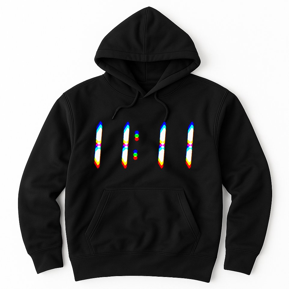 1111 Wake Up Its 11 11 Synchronicity Numerology Angel Hoodie