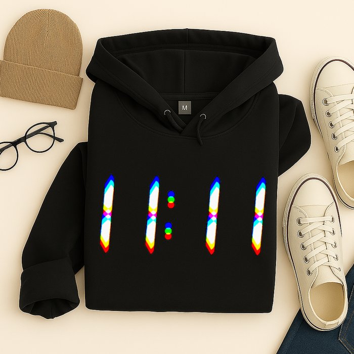 1111 Wake Up Its 11 11 Synchronicity Numerology Angel Hoodie