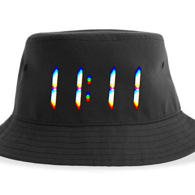 1111 Wake Up Its 11 11 Synchronicity Numerology Angel Sustainable Bucket Hat