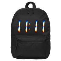 1111 Wake Up Its 11 11 Synchronicity Numerology Angel 16 in Basic Backpack