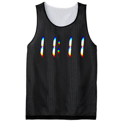 1111 Wake Up Its 11 11 Synchronicity Numerology Angel Mesh Reversible Basketball Jersey Tank