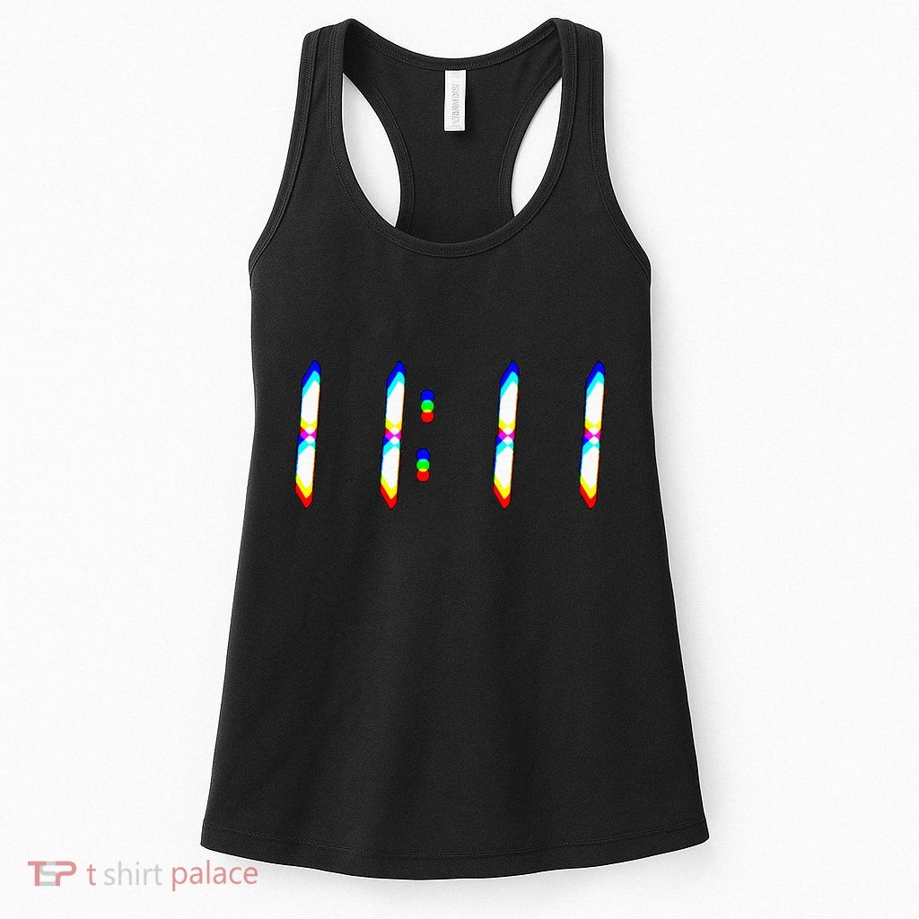 1111 Wake Up Its 11 11 Synchronicity Numerology Angel Womens Tank Top