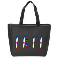 1111 Wake Up Its 11 11 Synchronicity Numerology Angel Zip Tote Bag