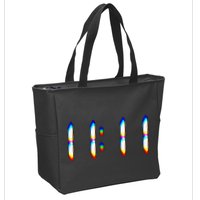 1111 Wake Up Its 11 11 Synchronicity Numerology Angel Zip Tote Bag