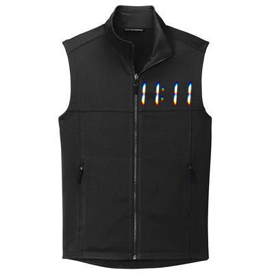 1111 Wake Up Its 11 11 Synchronicity Numerology Angel Collective Smooth Fleece Vest