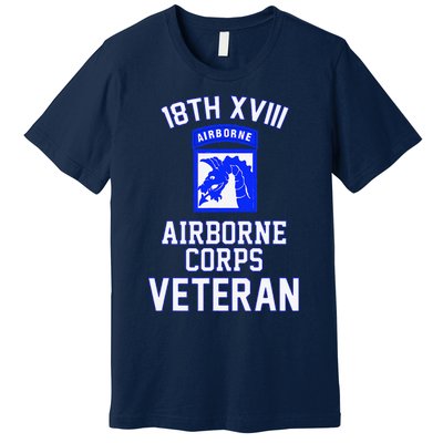 18th XVIII Airborne Corps Veteran Fathers Day Veterans Day Premium T-Shirt