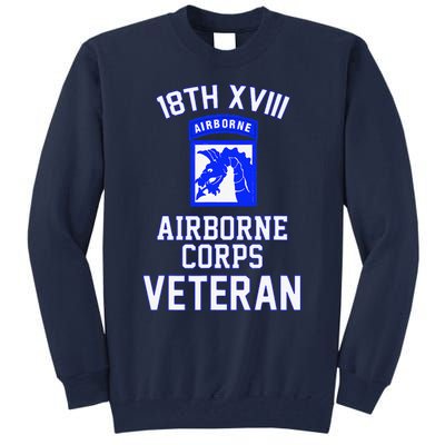 18th XVIII Airborne Corps Veteran Fathers Day Veterans Day Tall Sweatshirt