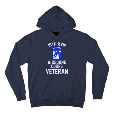 18th XVIII Airborne Corps Veteran Fathers Day Veterans Day Tall Hoodie