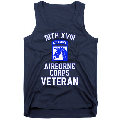 18th XVIII Airborne Corps Veteran Fathers Day Veterans Day Tank Top