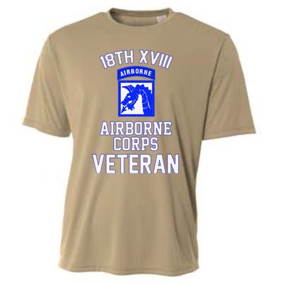 18th XVIII Airborne Corps Veteran Fathers Day Veterans Day Cooling Performance Crew T-Shirt