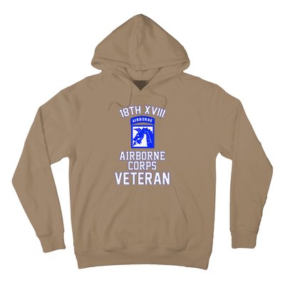 18th XVIII Airborne Corps Veteran Fathers Day Veterans Day Hoodie