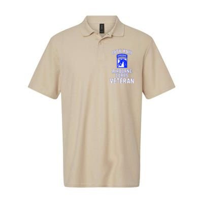 18th XVIII Airborne Corps Veteran Fathers Day Veterans Day Softstyle Adult Sport Polo