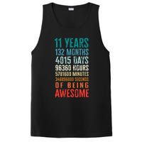 11 Years 132 Months Of Being Awesome 11th Birthday Gifts PosiCharge Competitor Tank