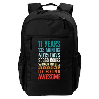 11 Years 132 Months Of Being Awesome 11th Birthday Gifts Daily Commute Backpack