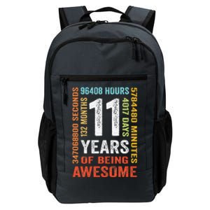 11 Years 132 Months Of Being Awesome 11th Birthday Gift Daily Commute Backpack