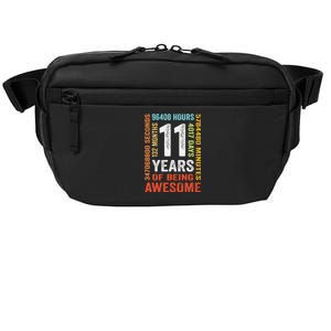 11 Years 132 Months Of Being Awesome 11th Birthday Gift Crossbody Pack