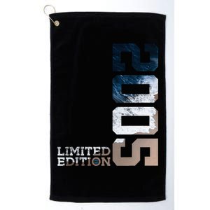 18 Years 18th Birthday Limited Edition 2005 Platinum Collection Golf Towel