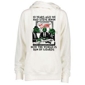 10 Years Ago We Had Steve Irwin Womens Funnel Neck Pullover Hood