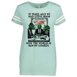 10 Years Ago We Had Steve Irwin Enza Ladies Jersey Football T-Shirt