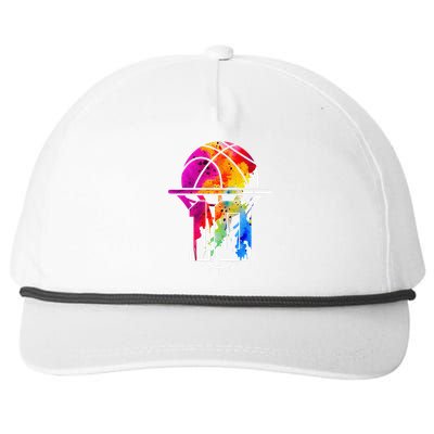 10 Years Basketball 10th Birthday Snapback Five-Panel Rope Hat