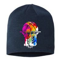 10 Years Basketball 10th Birthday Sustainable Beanie