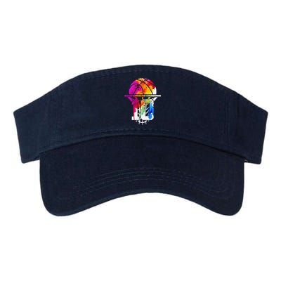 10 Years Basketball 10th Birthday Valucap Bio-Washed Visor