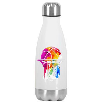 10 Years Basketball 10th Birthday Stainless Steel Insulated Water Bottle